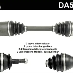 Aandrijfas Era Benelux DA54100 Gecertificeerd