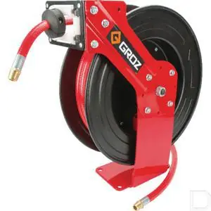 Wereldwijde Verzending Slanghaspel lucht/water Ø 12.7mm 10m 1/2"