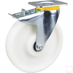 Zwenkwiel Ø 250mm zwaarlast +dubbele rem 800kg Nieuw Model