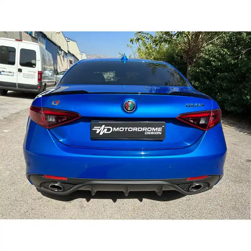 Achterspoilerlip Alfa Romeo Giulia 2015- (PU) Garantie Inbegrepen